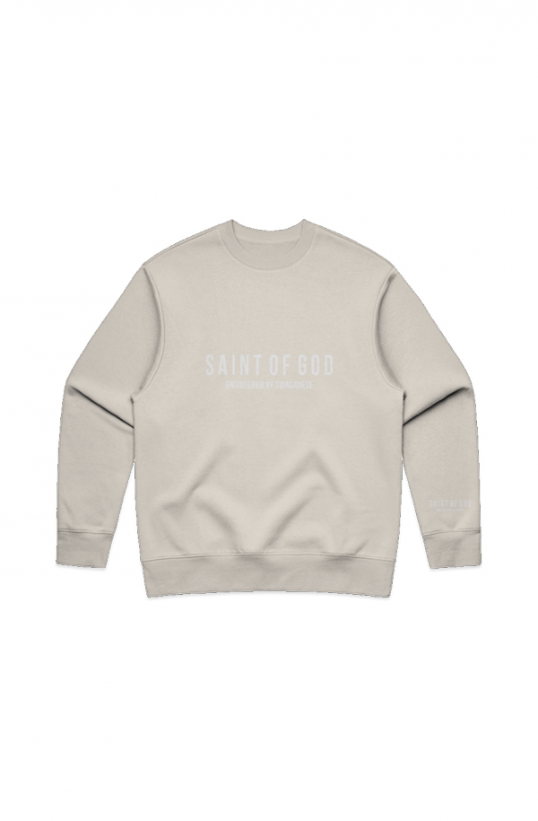 "Saint Of God" Heavy Crew (Sand)