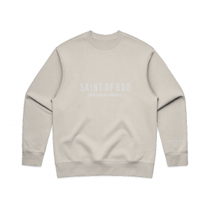 "Saint Of God" Heavy Crew (Sand)