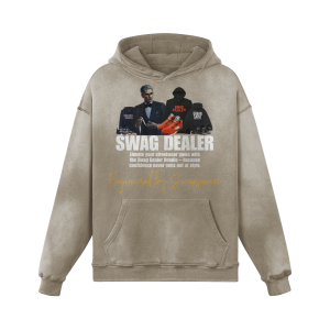 "Swag Dealer" Super Heavyweight Faded Hoodie
