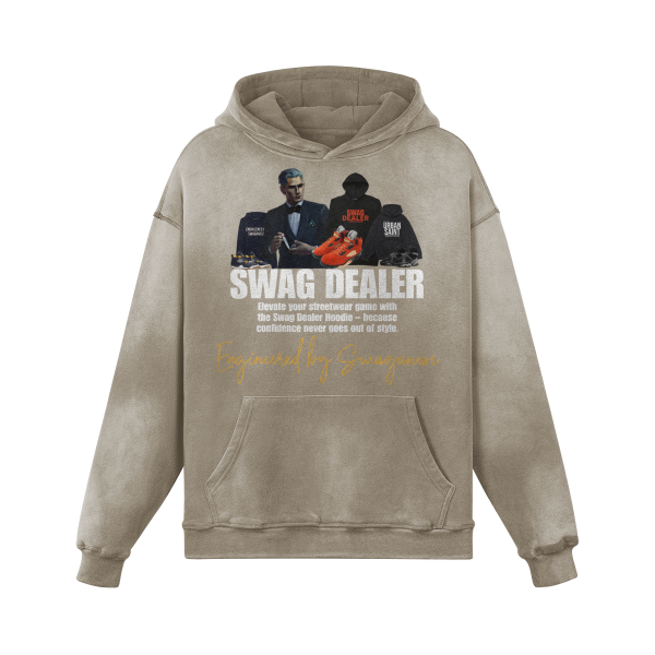 "Swag Dealer" Super Heavyweight Faded Hoodie