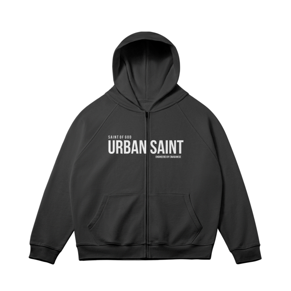 Urban Saint S.O.G. "Virgin Mary" Zip Up Hoodie - Image 2