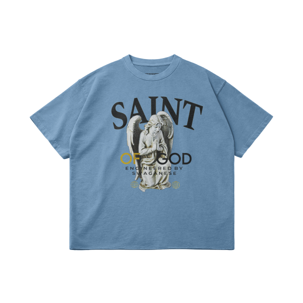 Saint Of God Raw Hem T Shirt - Image 3
