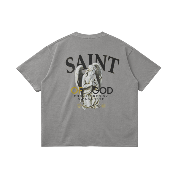Saint Of God Raw Hem T Shirt - Image 2