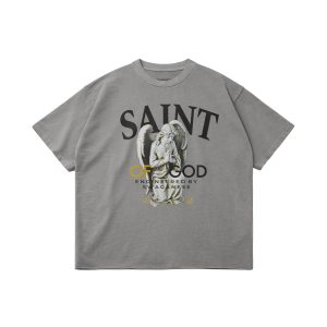 Saint Of God Raw Hem T Shirt