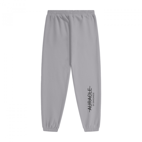 Auracle Fleece Joggers (Blk & Grey) - Image 2