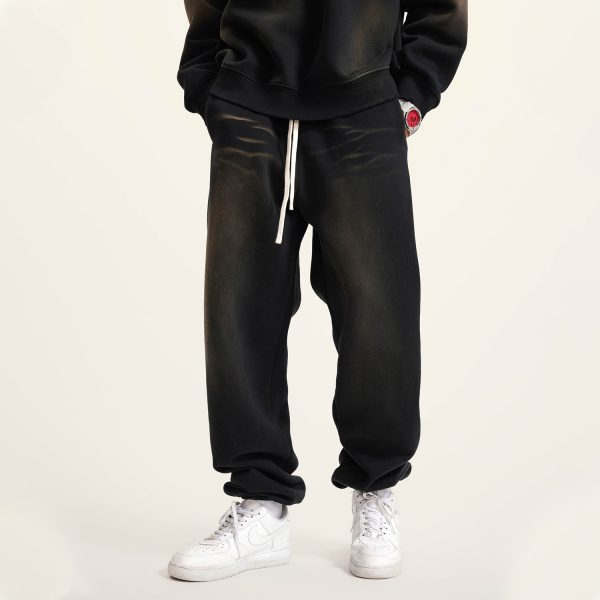 Auracle Monkey Washed Dyed Fleece Joggers - Image 3
