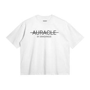 Auracle Boxy White Tee
