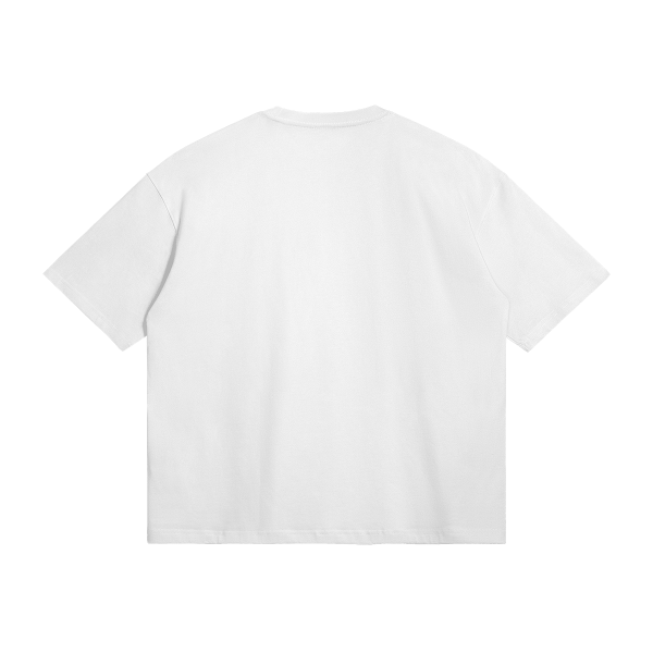 Auracle Boxy White Tee - Image 2