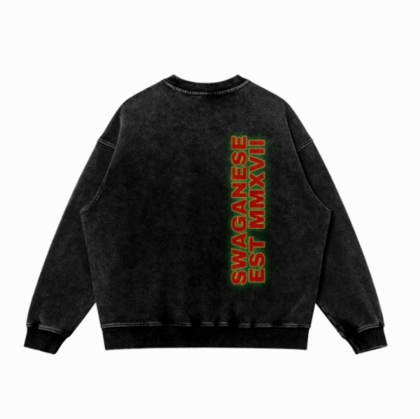 Swaganese Est MMXVII Hw Oversized Crewneck - Image 4