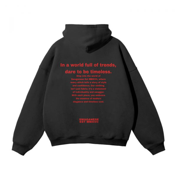 Swaganese Est MMXVII Oversize Stringless Hoodie - Image 9