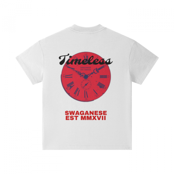 Swaganese Est MMXVII Timeless Kids Heavyweight T-Shirt - Image 4
