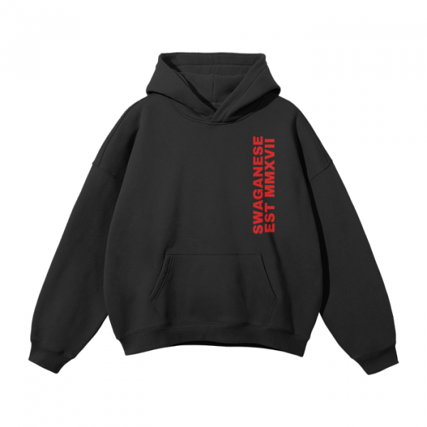 Swaganese Est MMXVII Oversize Stringless Hoodie - Image 8