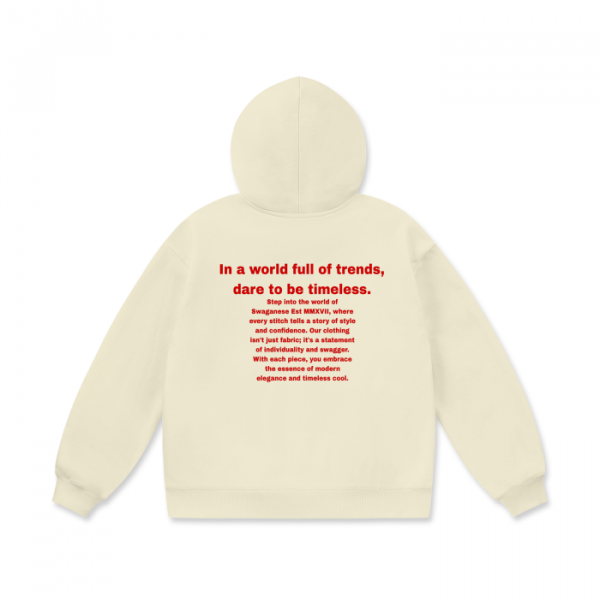 Swaganese Est MMXVII Oversize Heavyweight Fleece Hoodie - Image 3