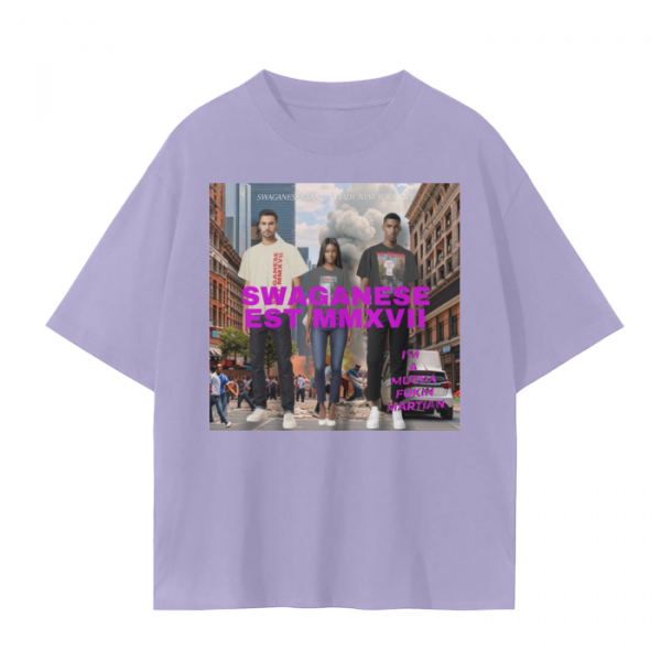 Giants "I'm A Martian" Drop Shoulder T Shirt - Image 3