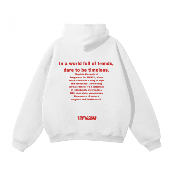 Swaganese Est MMXVII Oversize Stringless Hoodie - Image 3