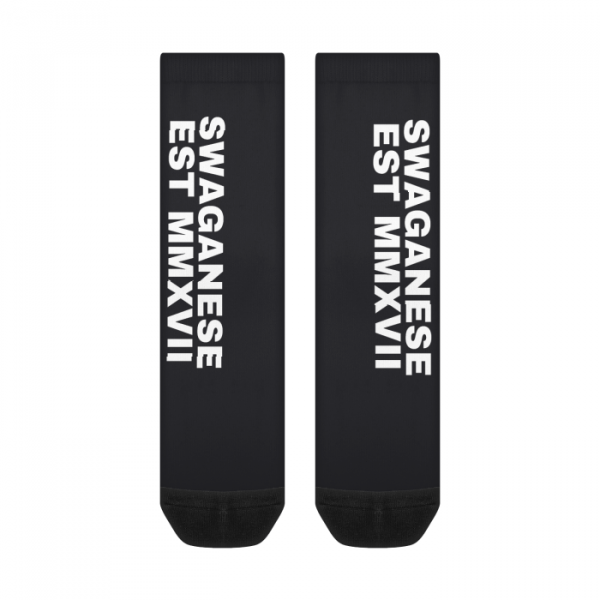Swaganese Est MMXVII Hi Top Socks - Image 7