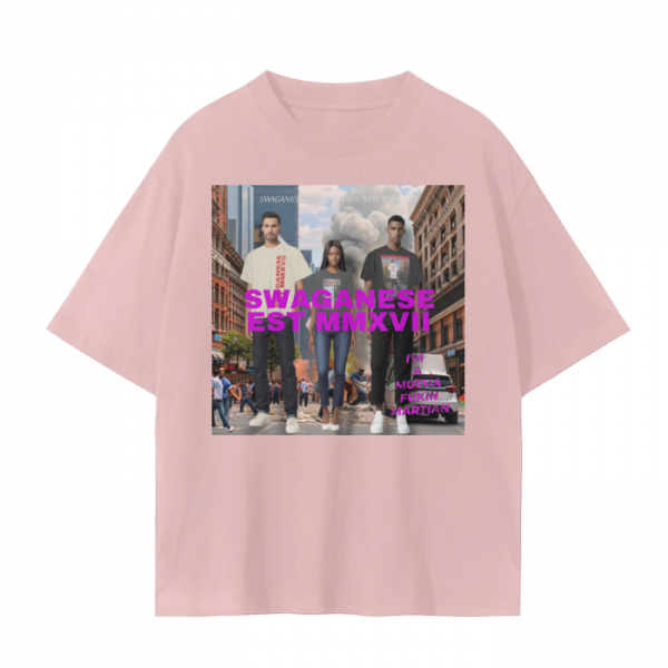 Giants "I'm A Martian" Drop Shoulder T Shirt - Image 5