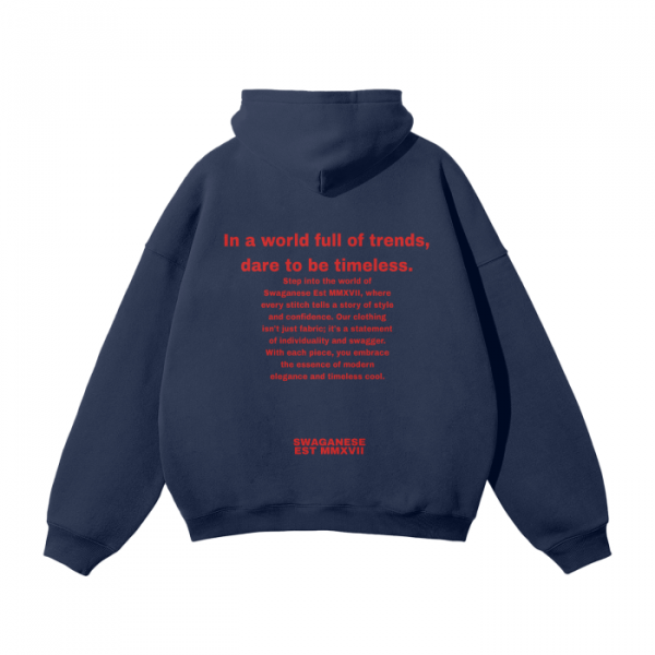 Swaganese Est MMXVII Oversize Stringless Hoodie - Image 7