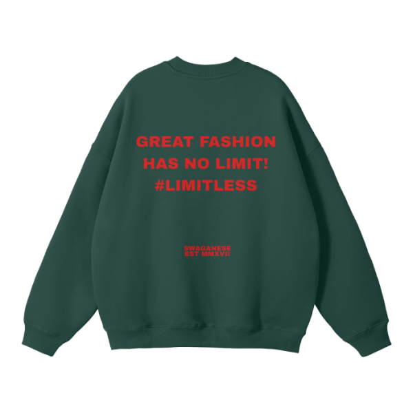 Swaganese "Great Fashion Has No Limit" Crewneck - Image 2