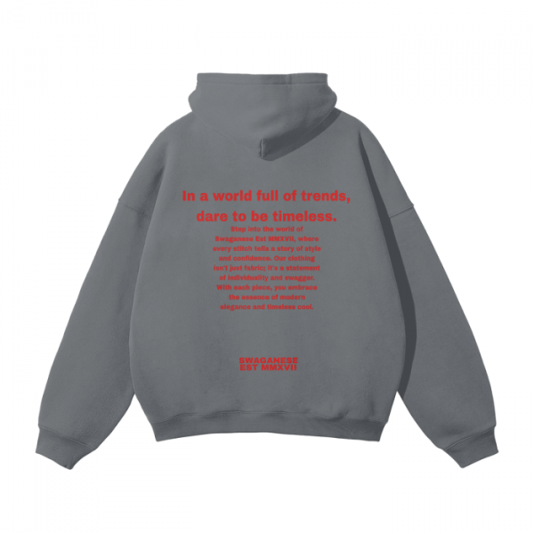 Swaganese Est MMXVII Oversize Stringless Hoodie - Image 5