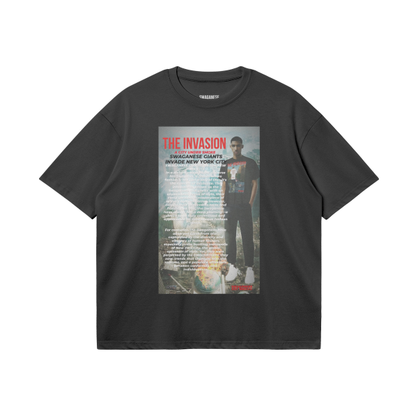 Swaganese Giants Invade New York City Boxy T Shirt - Image 3