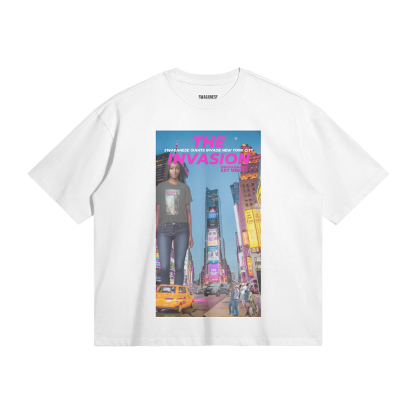 Giants In Times Square Boxy T Shirt - Image 5