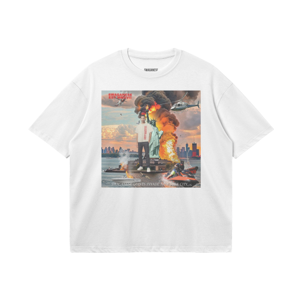 Giants "Liberty Up In Flames" Boxy T Shirt - Image 7