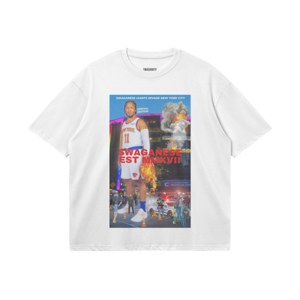 Giants "Jalen Brunson" Special Edition Boxy Tee - Image 3
