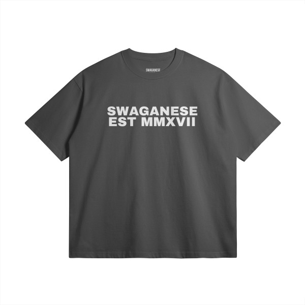 Swaganese Est MMXVII T Shirt and Hw Faded Short Set