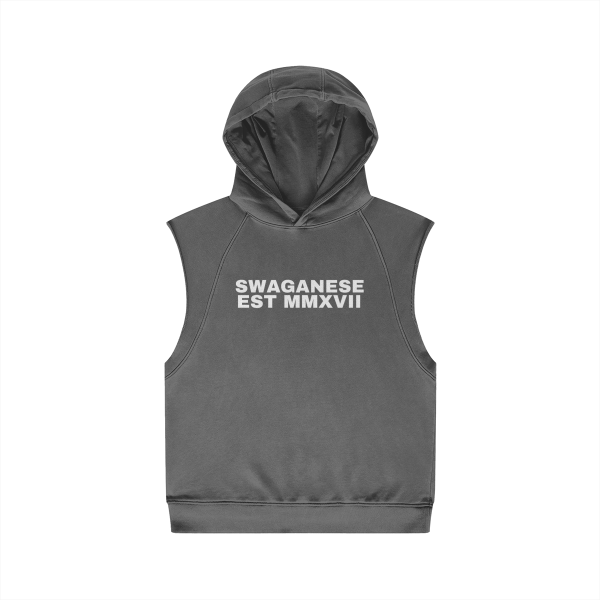 Swaganese Est MMXVII Sleeveless Hoodie - Image 5