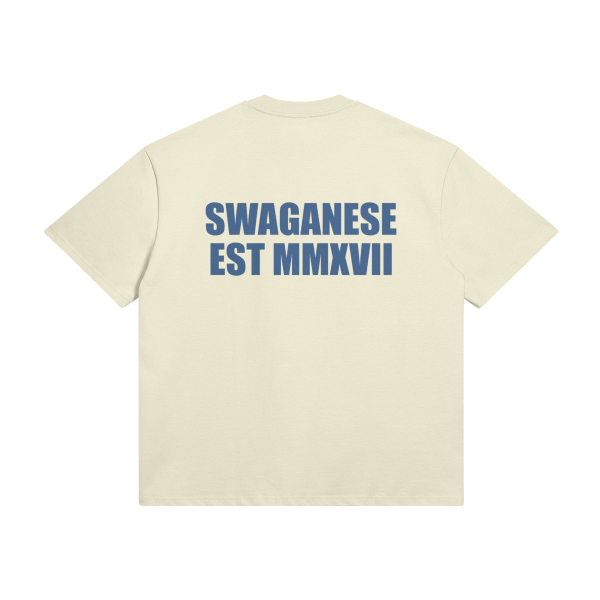 Swaganese Est MMXVII Hw Drop Shoulder T Shirt - Image 3