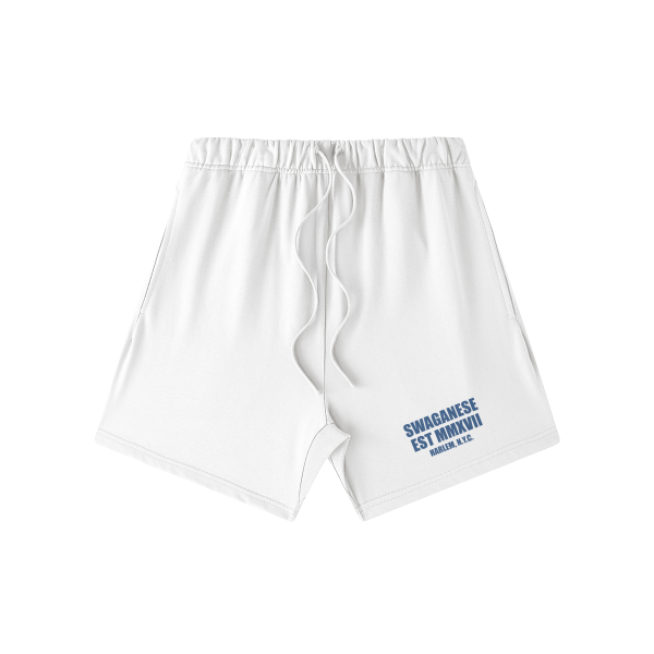 Swaganese Est MMXVII Harlem Nyc Oversized Short & T Shirt Set - Image 7