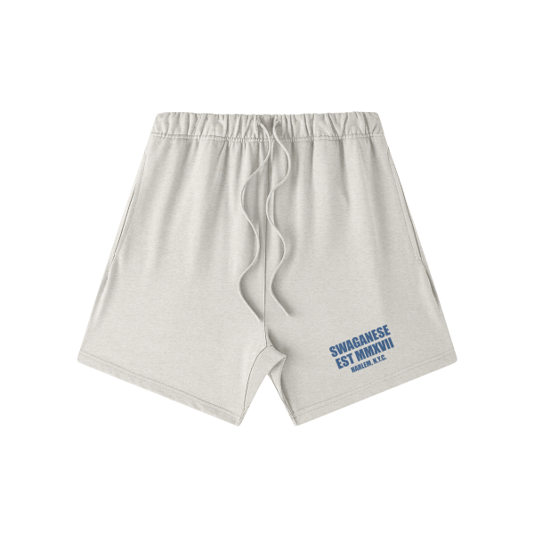 Swaganese Est MMXVII Harlem Nyc Oversized Short & T Shirt Set - Image 11
