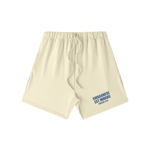 Swaganese Est MMXVII Harlem Nyc Oversized Short & T Shirt Set - Image 2