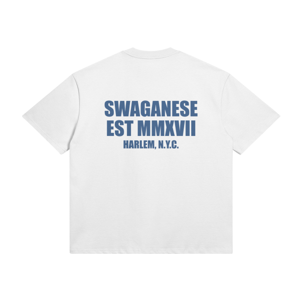 Swaganese Est MMXVII Harlem Nyc Oversized Short & T Shirt Set - Image 10