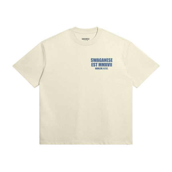 Swaganese Est MMXVII Harlem Nyc Oversized Short & T Shirt Set - Image 4