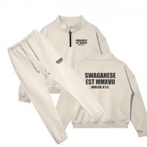 Swaganese Est MMXVII Zipper Crewneck & Sweats Set