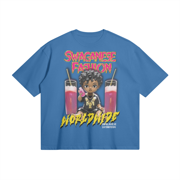 Swaganese Showroom Boxy T Shirt - Image 3