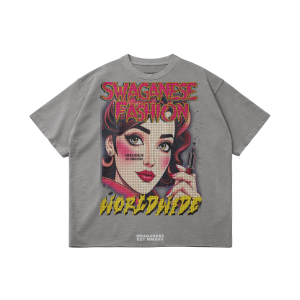 Swaganese Fashion Worldwide Raw Hem Cropped Boxy Tee