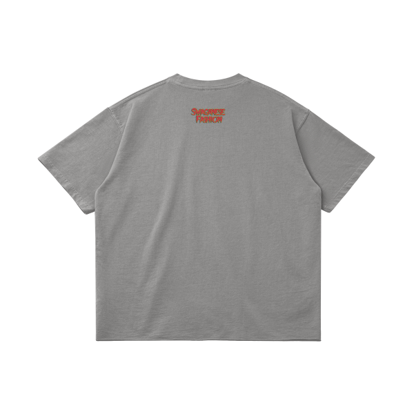 Swaganese Fashion Worldwide Raw Hem Cropped Boxy Tee - Image 2