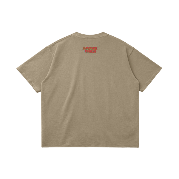 Swaganese Fashion Worldwide Raw Hem Cropped Boxy Tee - Image 4