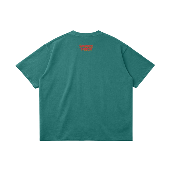 Swaganese Fashion Worldwide Raw Hem Cropped Boxy Tee - Image 12