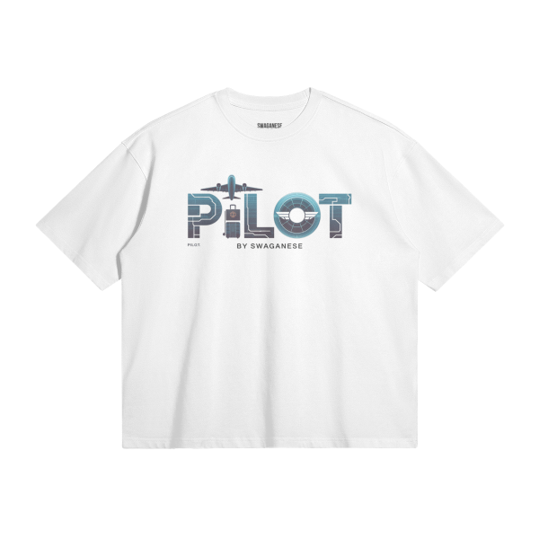 "PILOT" by Swaganese Boxy T-Shirt