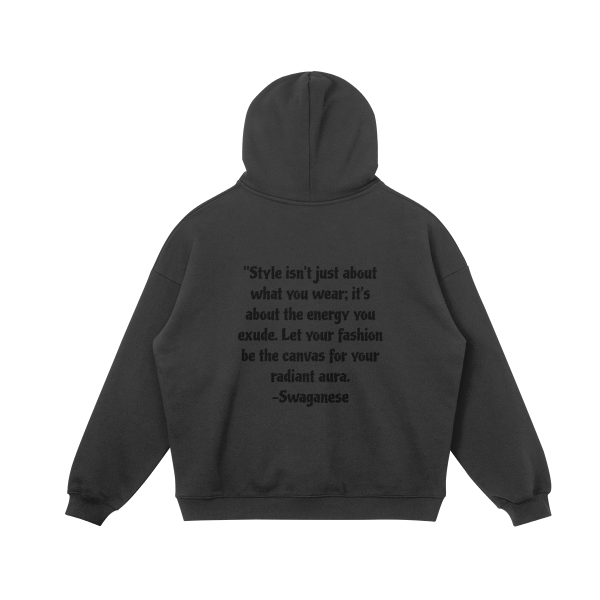 Auracle "Quote" Hoodie Blk - Image 2