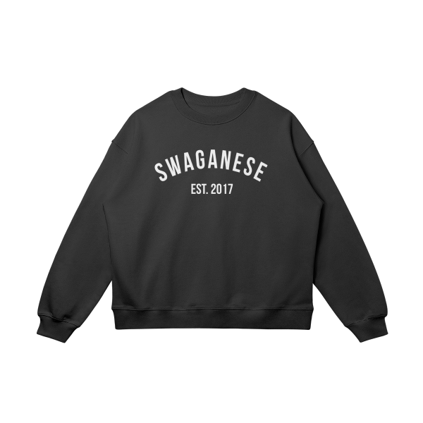 Swaganese Est 2017 Crewneck Sweatshirt - Image 3