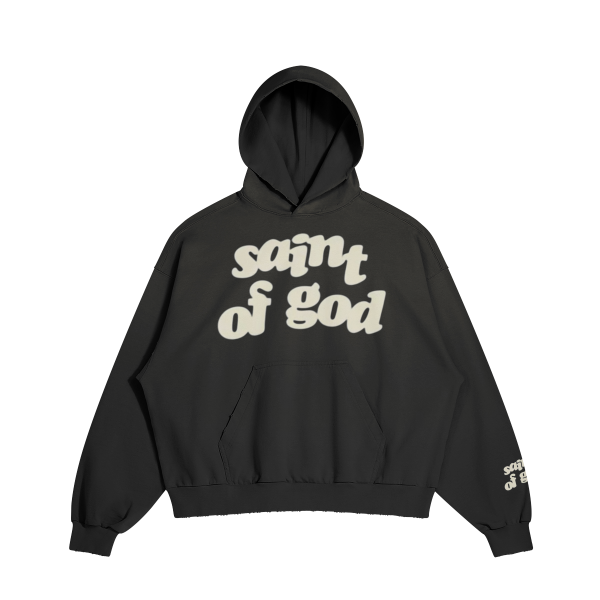 Saint Of God Distressed Essential Hoodie