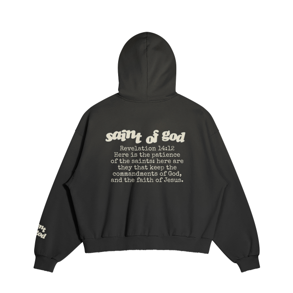 Saint Of God Distressed Essential Hoodie - Image 2